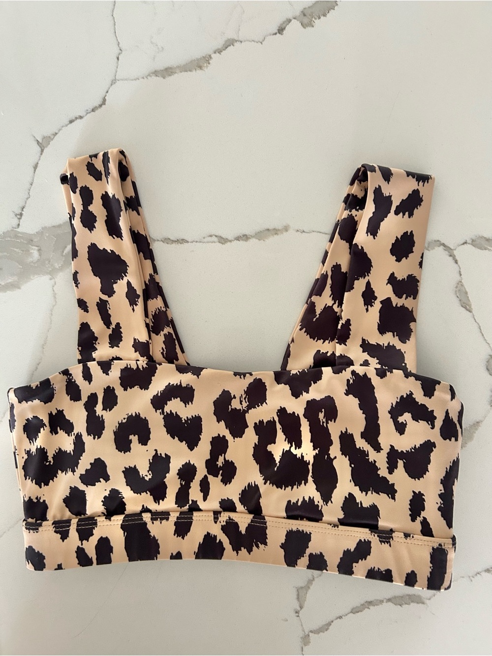 Allfenix Pilates Leopard Print Sports Bra - Snall